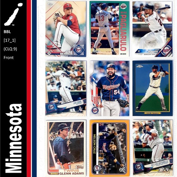 MLB Other - Minnesota Twins 9 Card Lot - BBL [17_1]